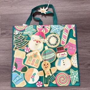 3 for $15 SALE Homegoods TJMaxx Christmas Cookies Print Shopper Tote Bag